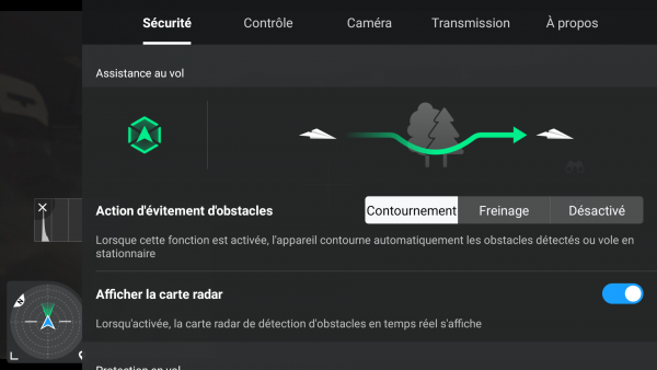 Menu Sécurité - Contournement