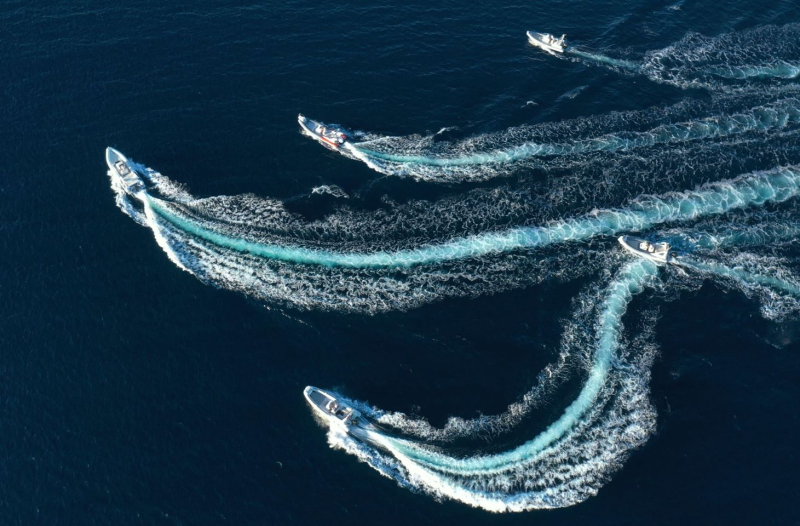 01-1er Juillet 2022 - Eden Boat, La Ciotat - Bateaux en mer vus par drone © Drone-Pictures