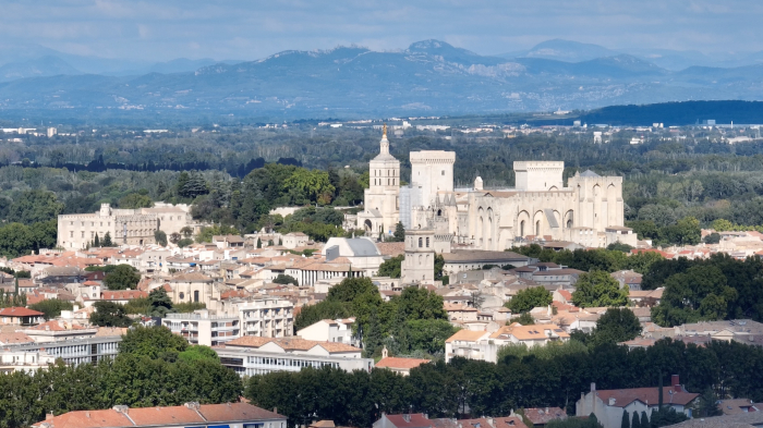 Avignon vue aérienne par Drone, Palais des papes - © Drone-Pictures