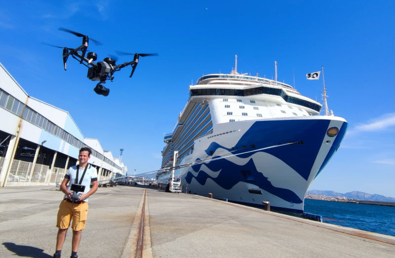 Pilote drone Port Bateau