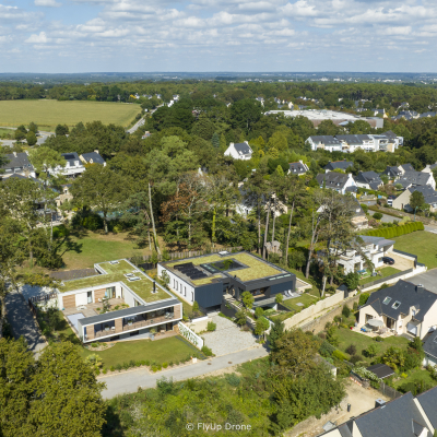 Tournage drone à Arradon dans le Morbihan (56) pour 3D Dev, une société de promotion immobilière